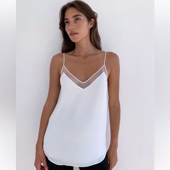 Babaton Silk Camisole with Mesh lining ✨ - Picture 1 of 5